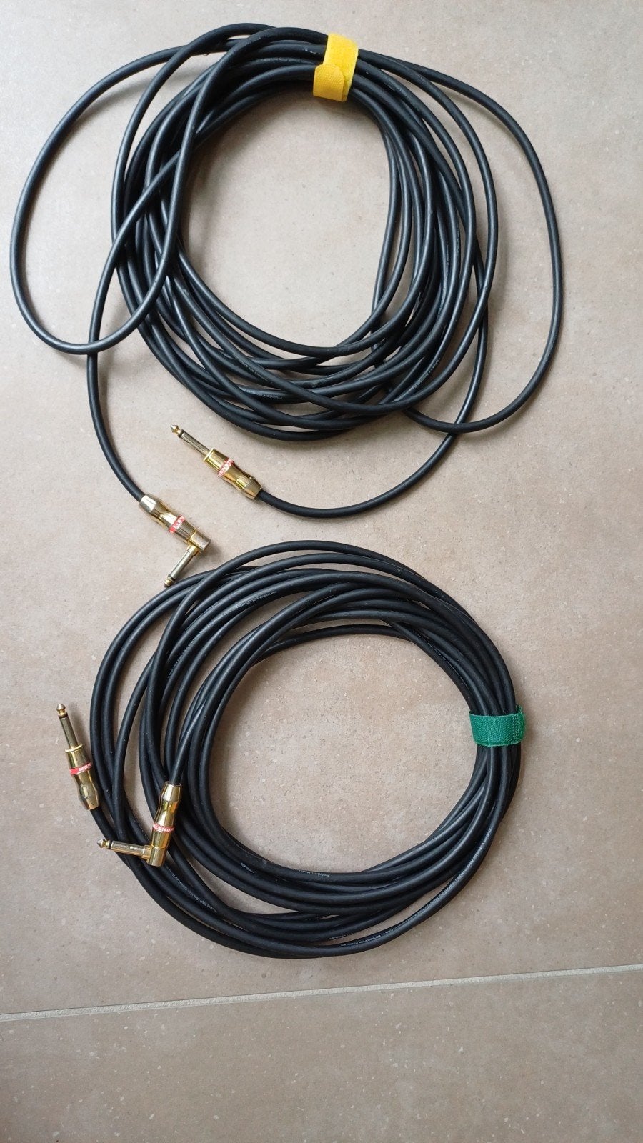 2 stuks Monster Cable instrumentkabel - 9 meter, Ophalen of Verzenden, Gebruikt, Instrument