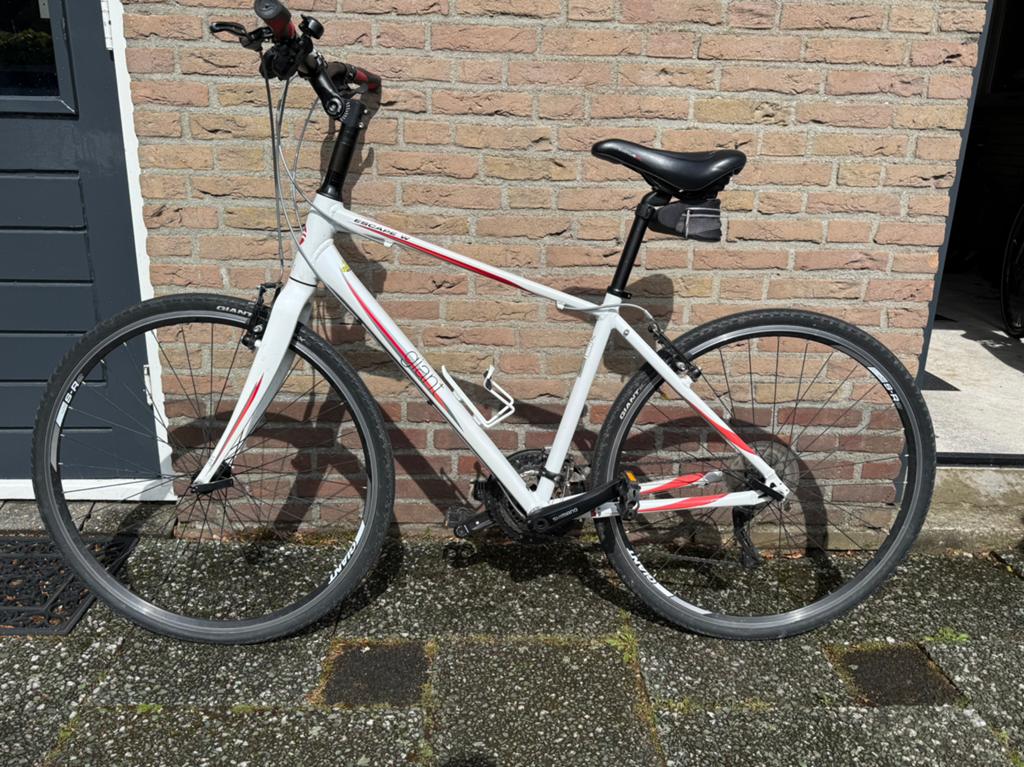 Giant Liv Escape w Medium hybride, 28 inch, 10 tot 15 versnellingen, Velgrem, 49 tot 53 cm