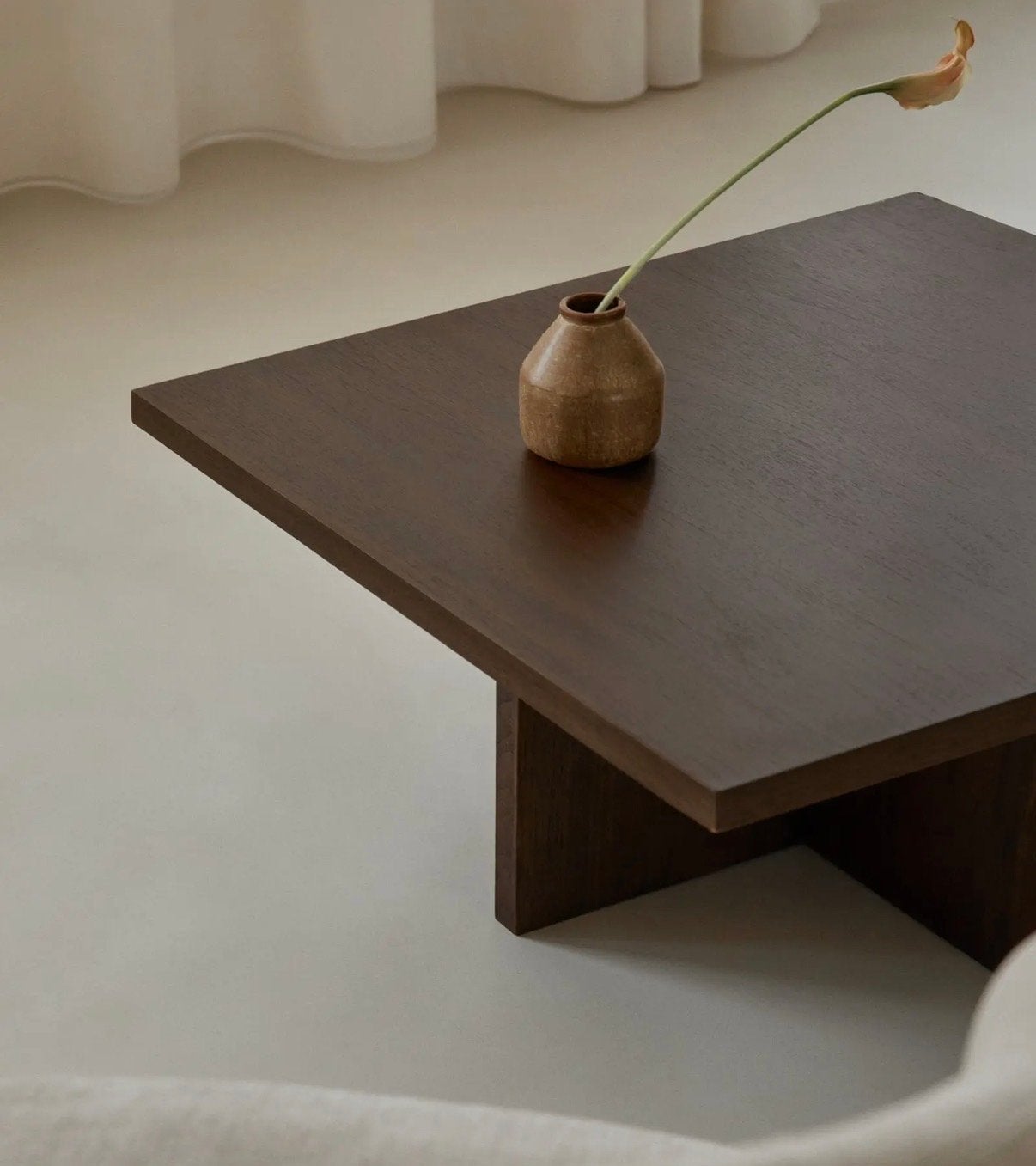 Stijlvolle vierkante salontafel 80x80 cm, Ophalen, 50 tot 100 cm, Vierkant, Nieuw