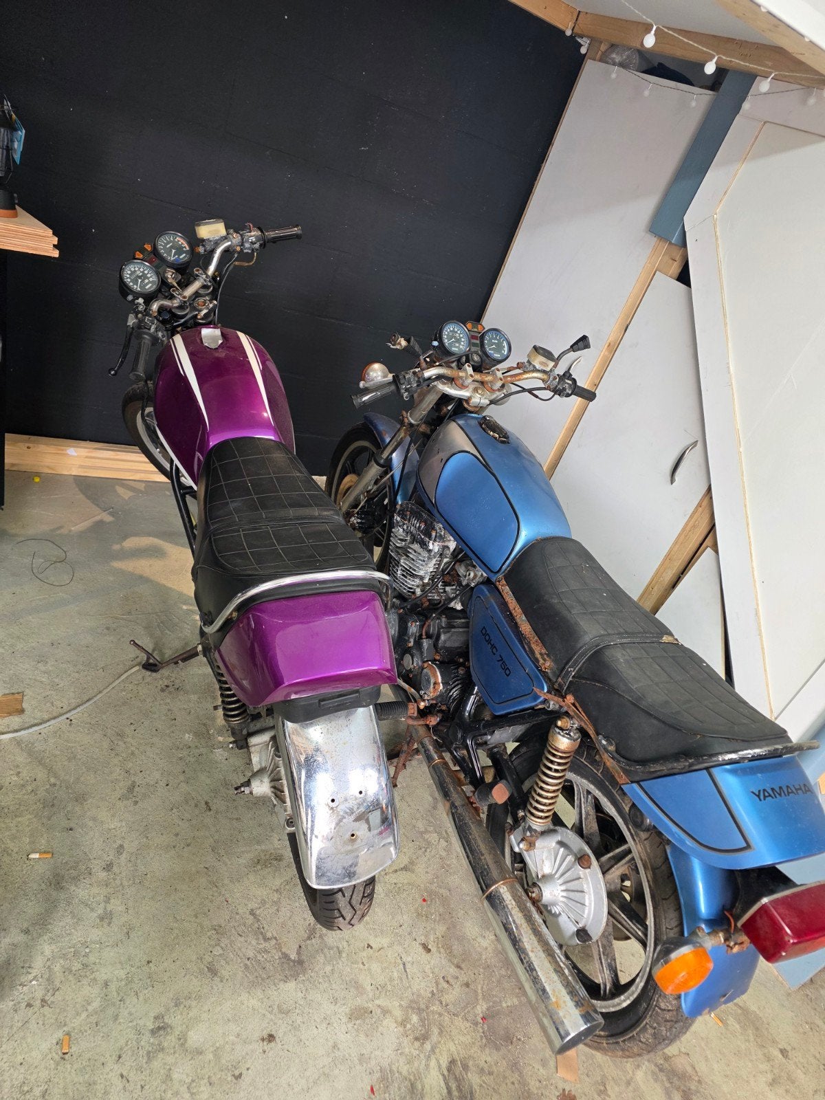 Yamaha DOHC 750 (2 stuks) - Projectmotoren 1 kenteken, Ophalen, Gereviseerd
