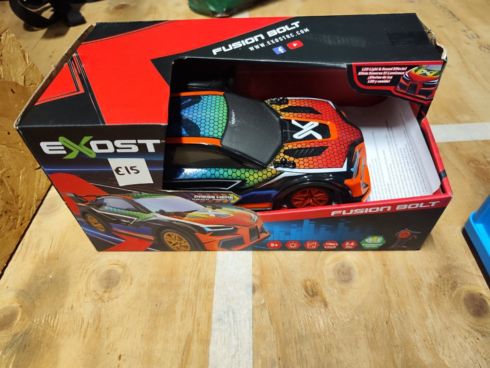 Exost Fusion Bolt RC Auto - Nieuw in doos, Kinderen en Baby's, Ophalen of Verzenden, Nieuw