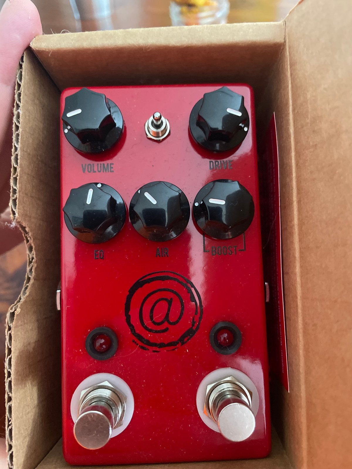 JHS Pedals The AT+ Andy Timmons Overdrive/Distortion, Ophalen of Verzenden, Zo goed als nieuw, Distortion, Overdrive of Fuzz