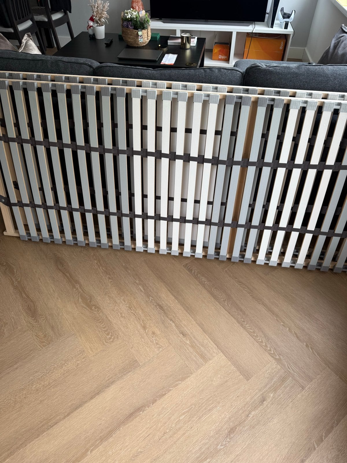 2x IKEA LÖNSET lattenbodem 80x200 cm, Ophalen, Verstelbaar, Zo goed als nieuw, 80 cm