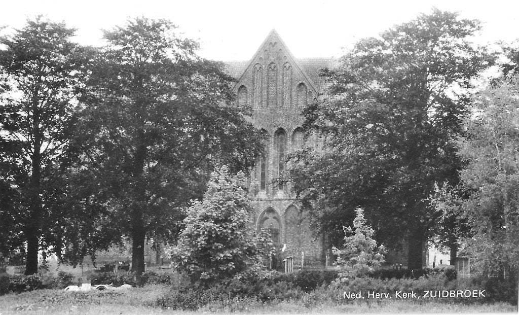 AK Zuidbroek - Ned. Hervormde Kerk, Verzenden, 1960 tot 1980, Ongelopen, Groningen