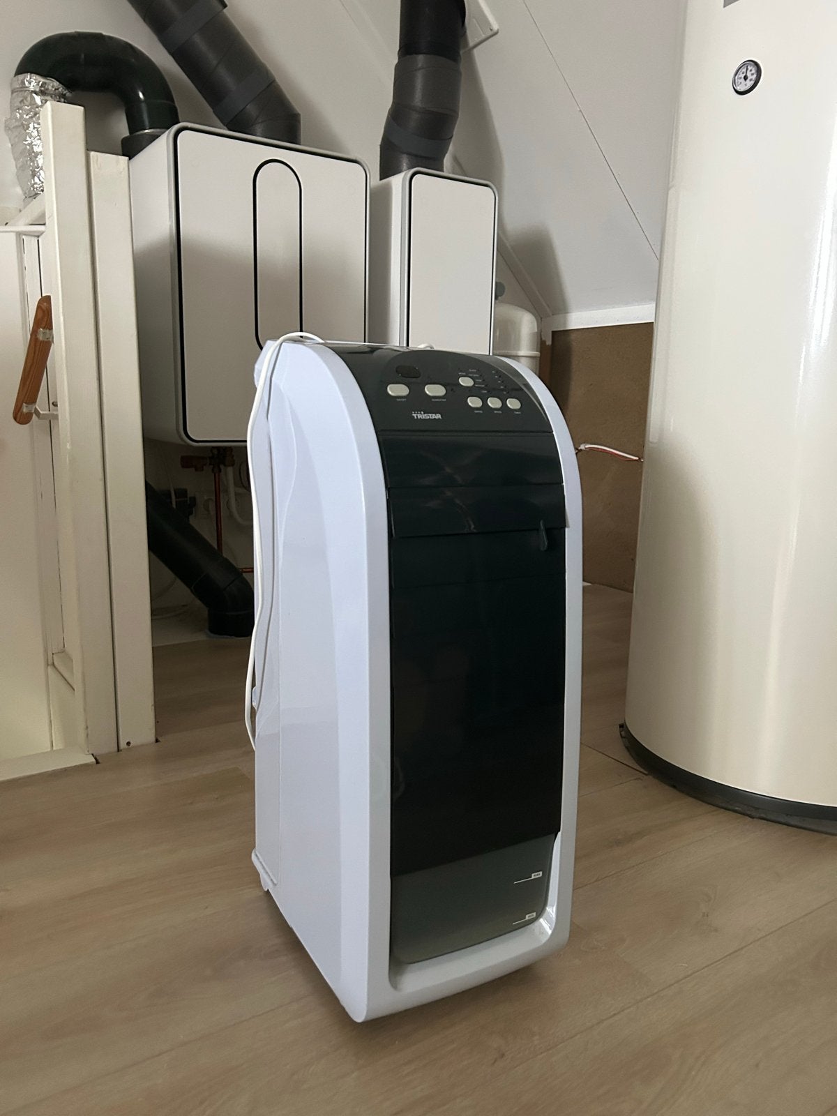 Airco Tristar, 1,5 jaar oud, werkt perfect!, Ophalen, Gebruikt, Minder dan 60 m³, Timer