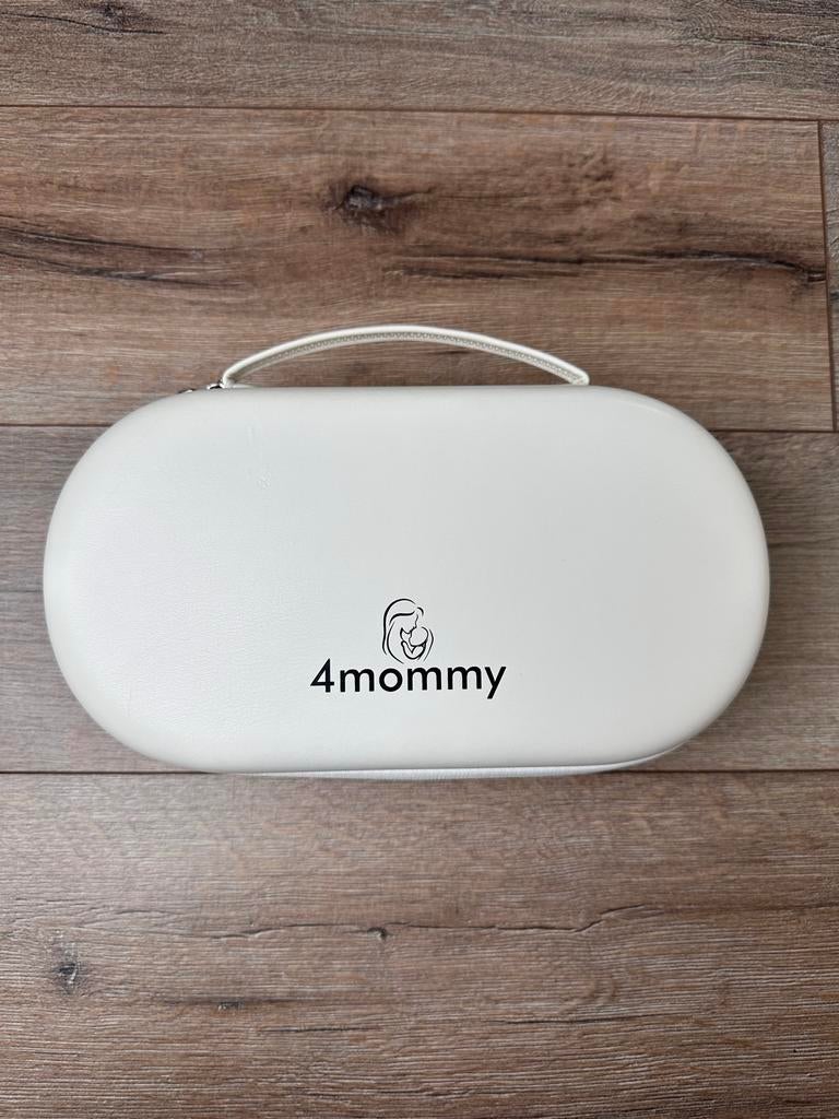 4mommy embrace dubbele handsfree borstkolf + opbergkoffer, Ophalen of Verzenden, Zo goed als nieuw, Borstkolf