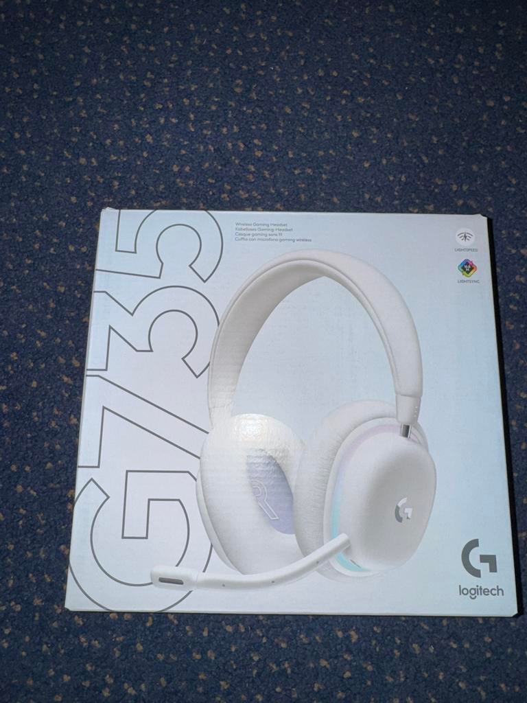 Gaming headset Logitech G735 Wit, Computers en Software, Headsets, Ophalen of Verzenden, Gaming headset, Zo goed als nieuw