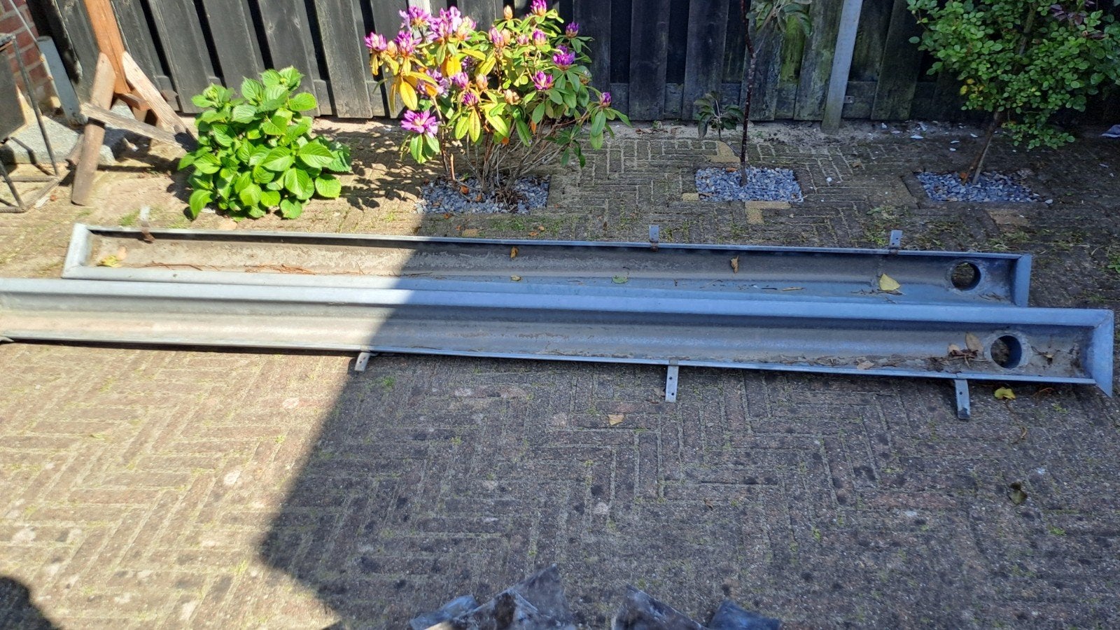 Dakgoot zink., Ophalen of Verzenden