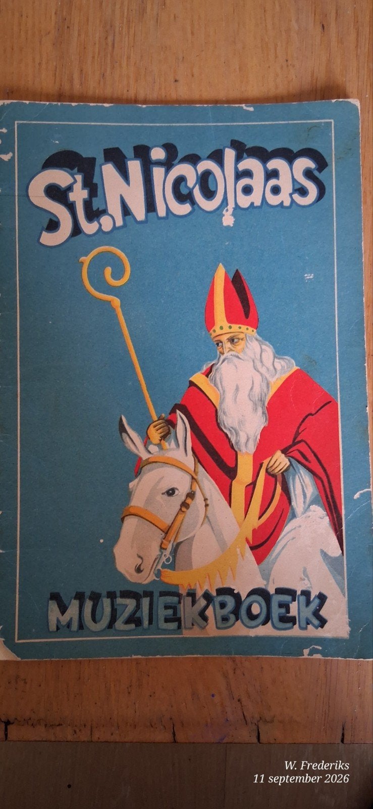 Sinterklaas muziekboek uit 1954, Ophalen of Verzenden, Gelezen, Overige onderwerpen