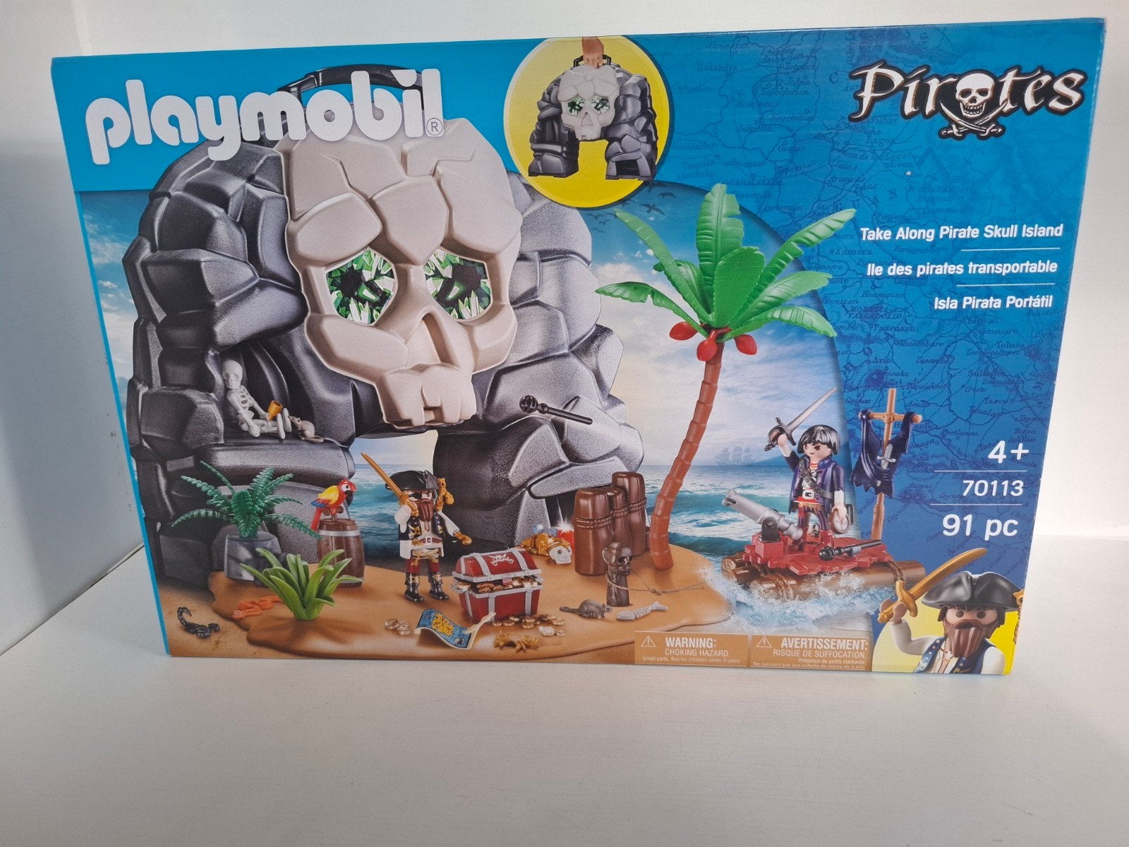 Nieuw Playmobil Pirates set 70113 Meeneem pirateneiland, Ophalen, Pirates, Complete set, Nieuw