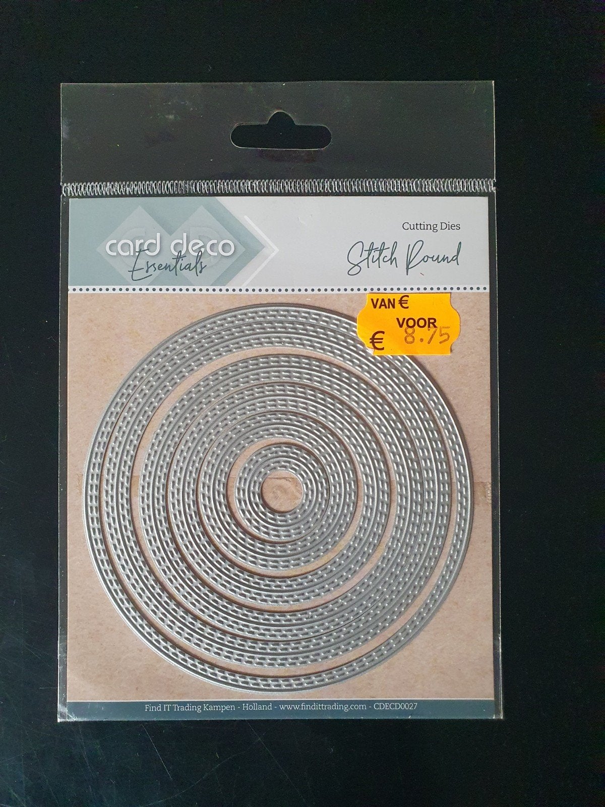 Crad deco essentials  Stitch rounds snijmal, Ophalen of Verzenden, Nieuw, Overige thema's, Pons of Mal
