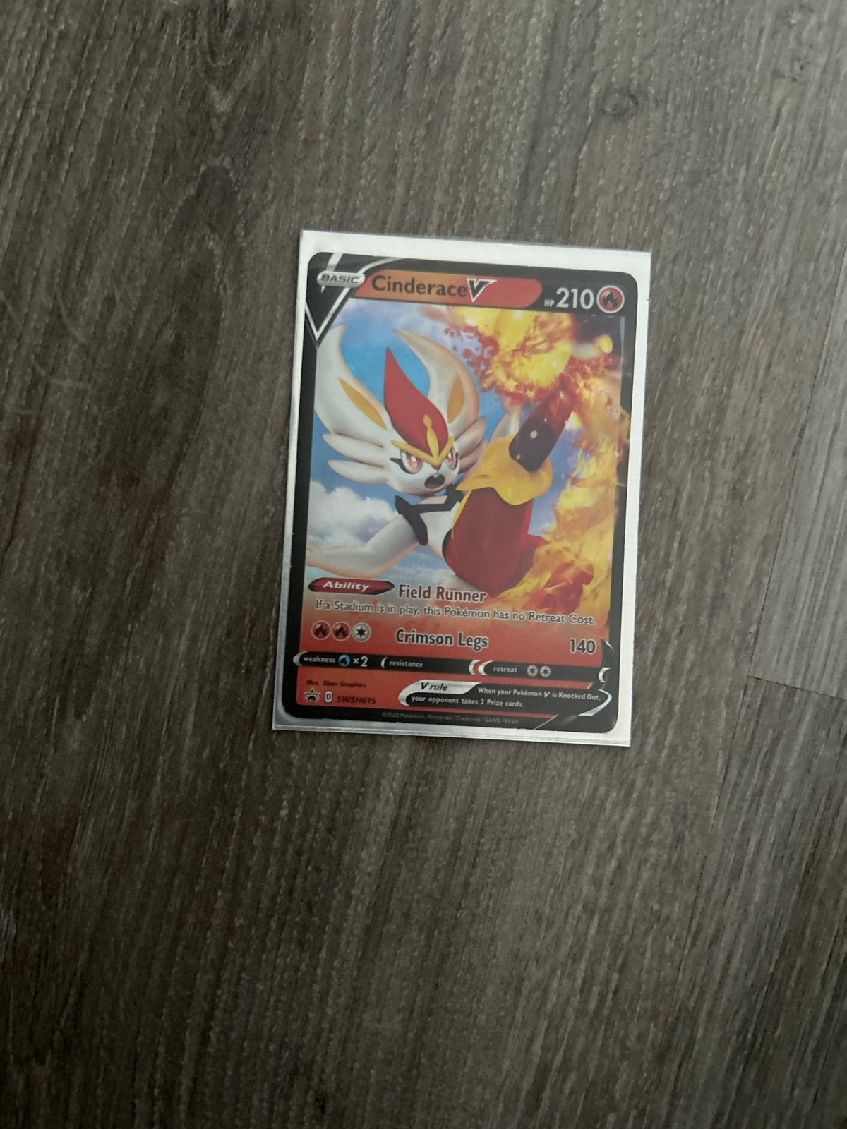 Cinderace V Pokémon Kaart - Zo goed als nieuw, Ophalen of Verzenden, Zo goed als nieuw, Losse kaart
