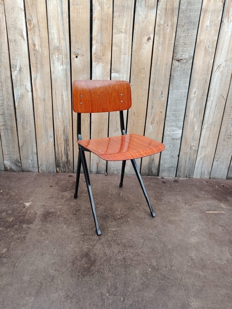 MARKO HOLLAND spinstoel 102, 1960S ( 14 op voorraad), Gebruikt, Bruin, Ophalen of Verzenden, Vijf, Zes of meer stoelen