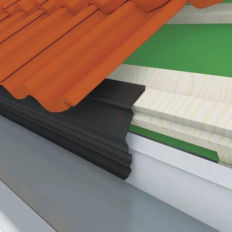 3x Onderpanprofiel - Dakpanprofiel 1500 mm nieuw, Ophalen, Kunststof, Zwart, Overige typen