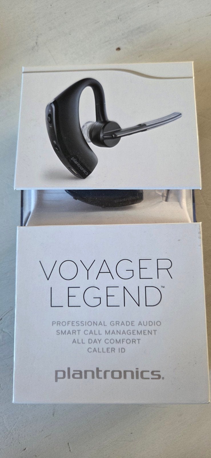 Plantronics Voyager Headset, Telecommunicatie, Carkits, Ophalen of Verzenden, Zo goed als nieuw, Universeel