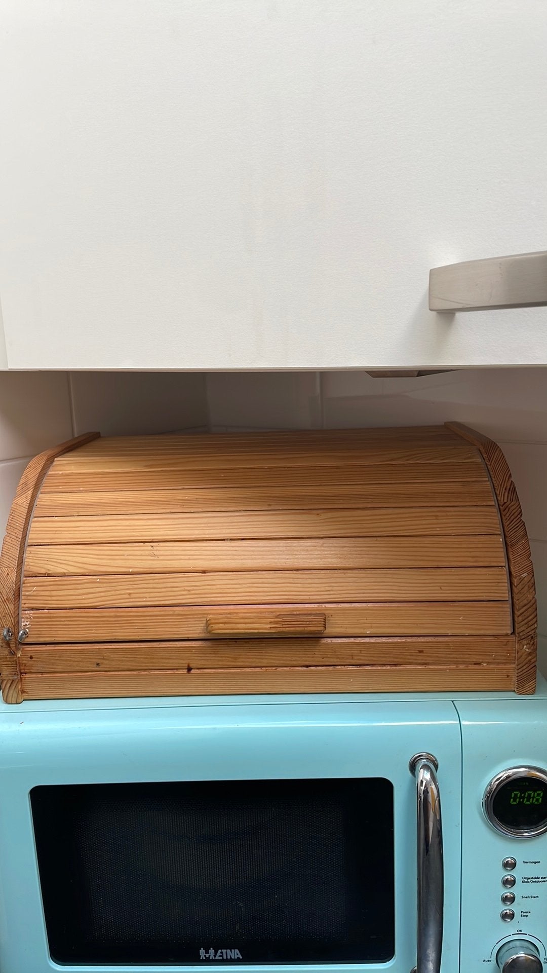 Broodtrommel, Ophalen of Verzenden, Gebruikt, Hout