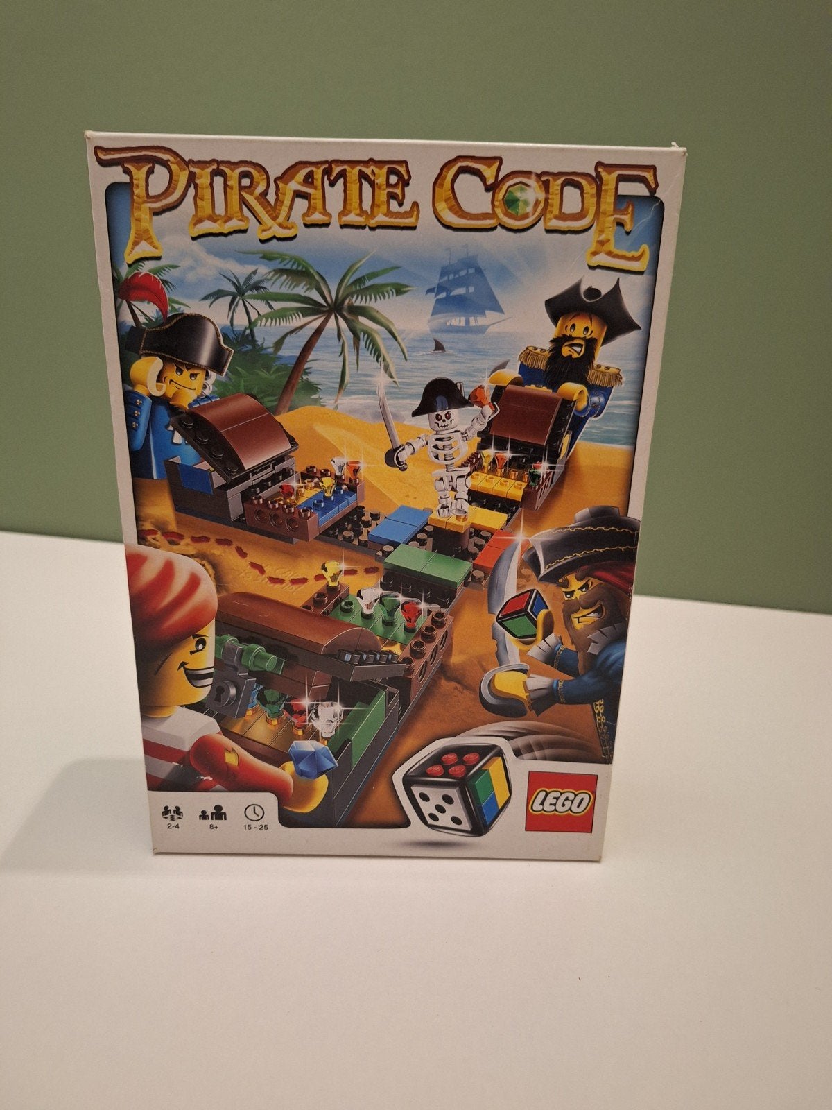 Lego pirate code 3840 compleet met doos, Compleet, Overige thema's, Lego, Ophalen of Verzenden