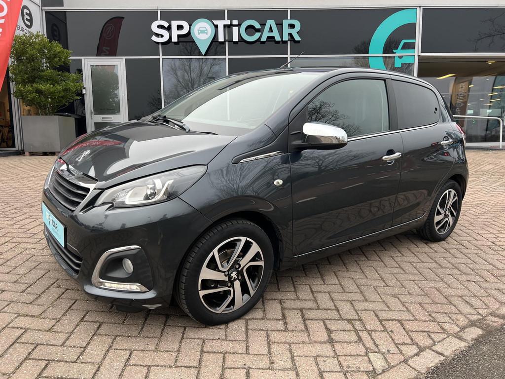 Peugeot 108 1.0 e-VTi 72 pk Allure 5 drs Navigatie via Apple, Voorwielaandrijving, Gebruikt, 4 stoelen, Origineel Nederlands