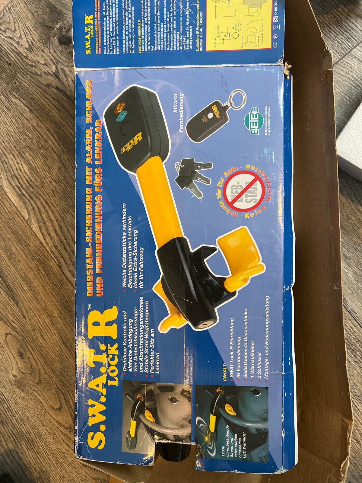 S.W.A.T.R Lock Diefstalbeveiliging met Alarm, Ophalen of Verzenden, Zo goed als nieuw