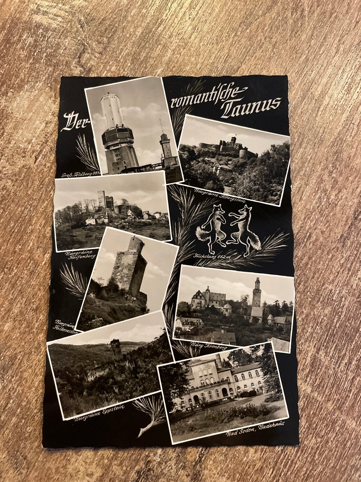 Ansichtkaart Romantische Taunus, Duitsland - 1959, Ophalen of Verzenden, 1940 tot 1960, Gelopen, Duitsland