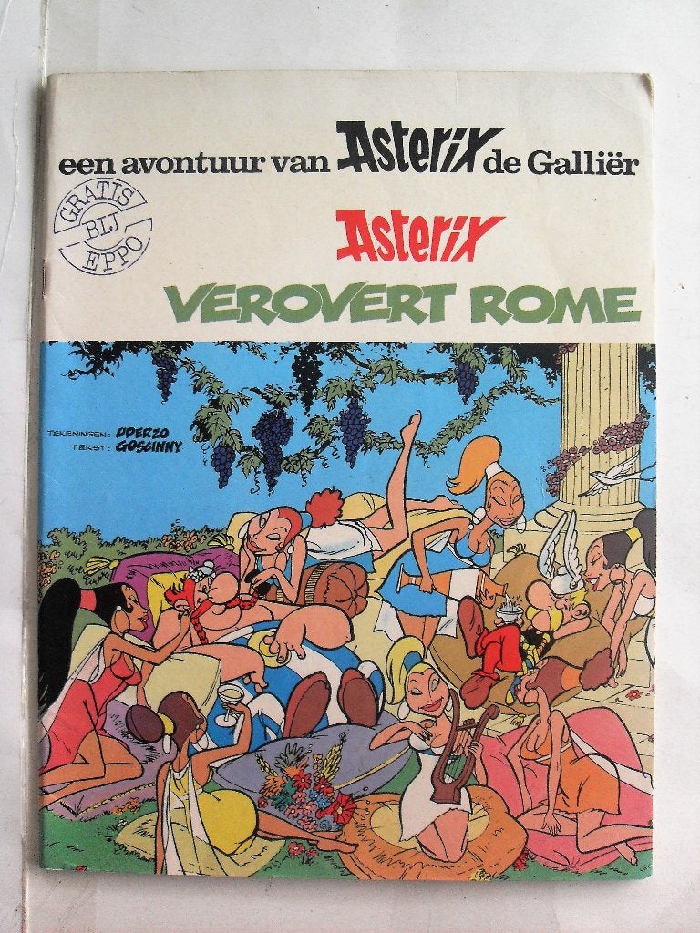 Asterix Verovert Rome Reclame Uitgave 1979, Boeken, Stripboeken, Eén stripboek, Ophalen of Verzenden, Zo goed als nieuw, Goscinny & Uderzo