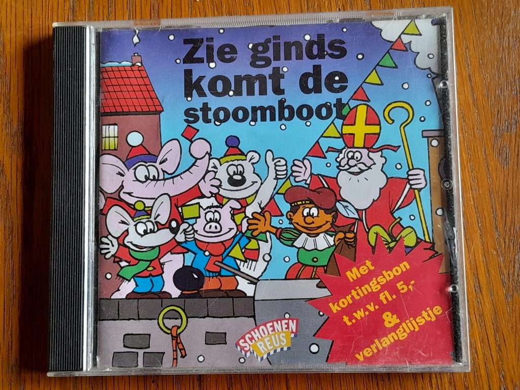 Zie Ginds Komt De Stoomboot - Sinterklaas CD, Gebruikt, Ophalen of Verzenden, Inclusief boekje, Verzamelalbum