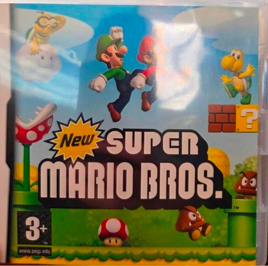 Nintendo DS + super mario bros, Avontuur en Actie, Gebruikt, 1 speler, Eén computer