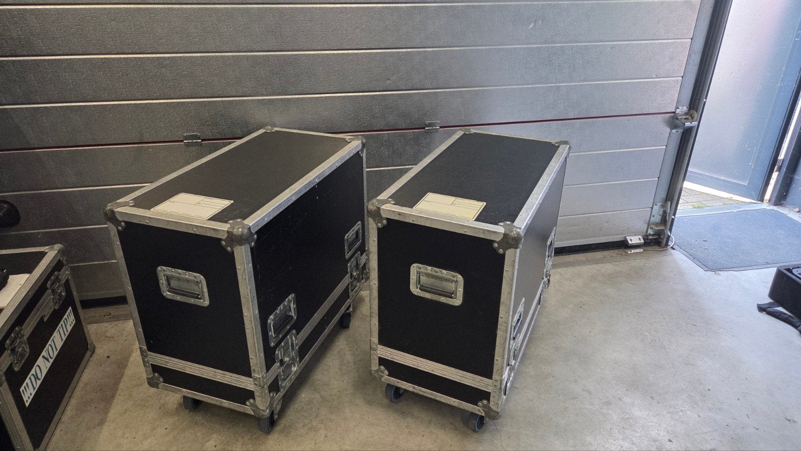 2x stolp flightcase, Ophalen of Verzenden, Gebruikt, Speaker of Versterker, Flightcase