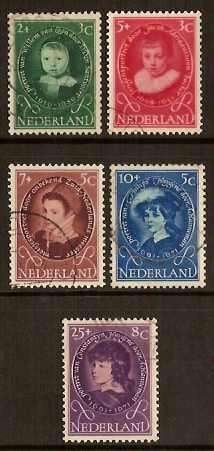 Nederland NVPH nr 666/70 gestempeld Kinderpostzegels 1955, Postzegels en Munten, Postzegels | Nederland, Ophalen of Verzenden