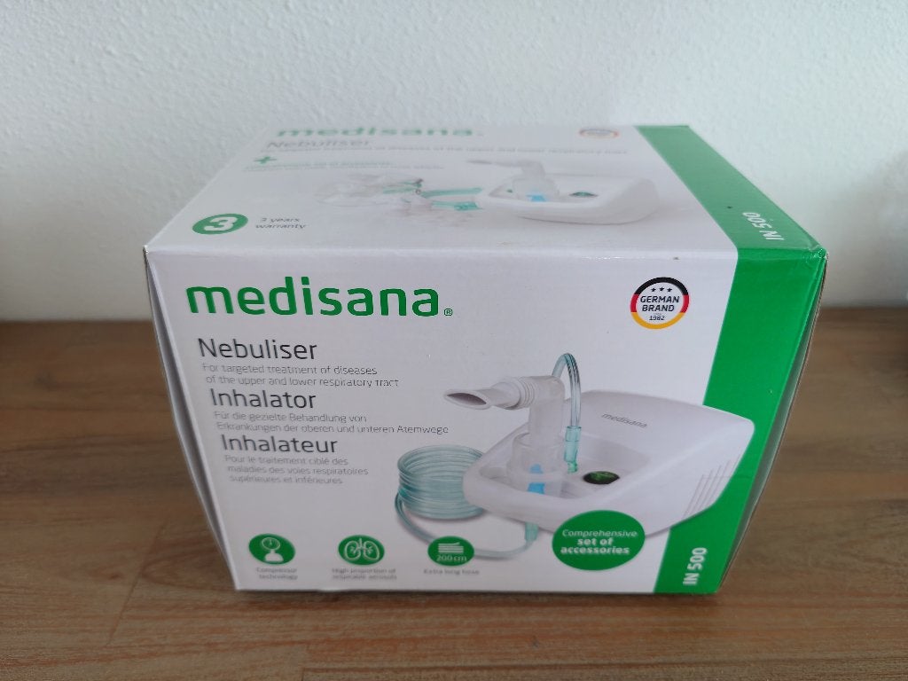 Medisana IN500 inhalator, verpakk. open maar nooit gebruikt, Ophalen of Verzenden, Nieuw