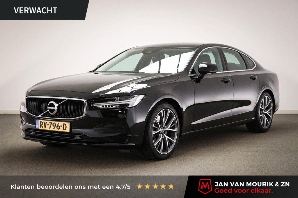 Volvo S90 2.0 T4 Momentum+ | BUSINESS PACK CONNECT | LEDER |, Auto's, Volvo, 15 km/l, Euro 6, 1969 cc, Zwart