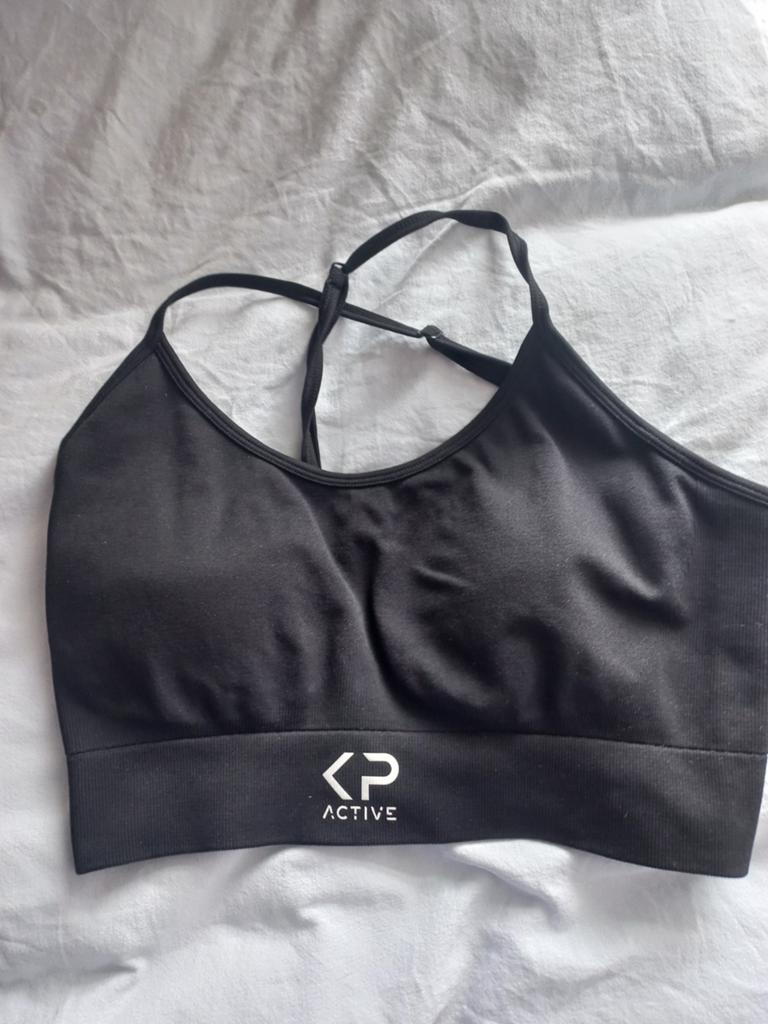 KP Active Sportbeha Zwart Maat L, Kleding | Dames, KP Active, Verzenden, Zwart, Maat 42/44 (L)