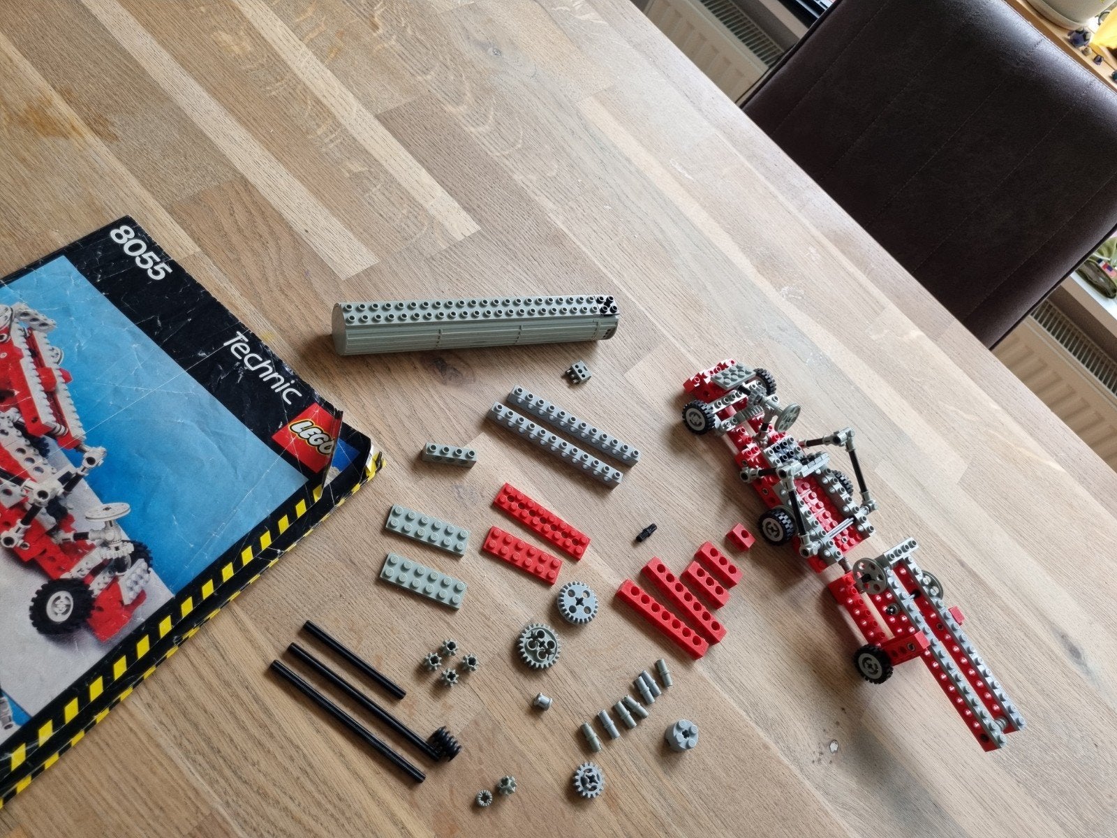 Vintage lego 8055 incompleet., Kinderen en Baby's, Speelgoed | Duplo en Lego, Gebruikt, Lego, Ophalen of Verzenden, Technic