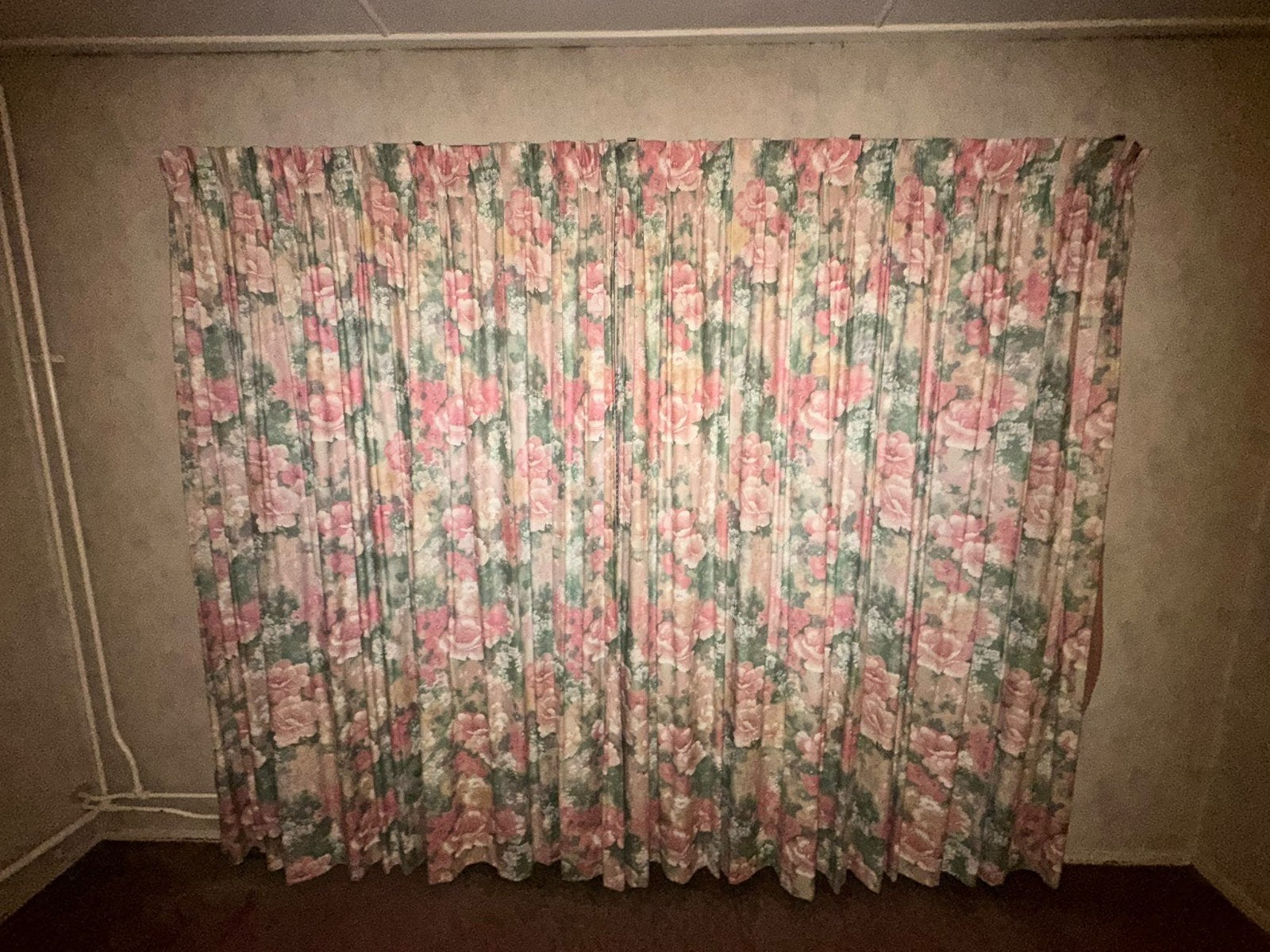 Gordijnen met haken, Ophalen, Met haken, Gebruikt, Blauw
