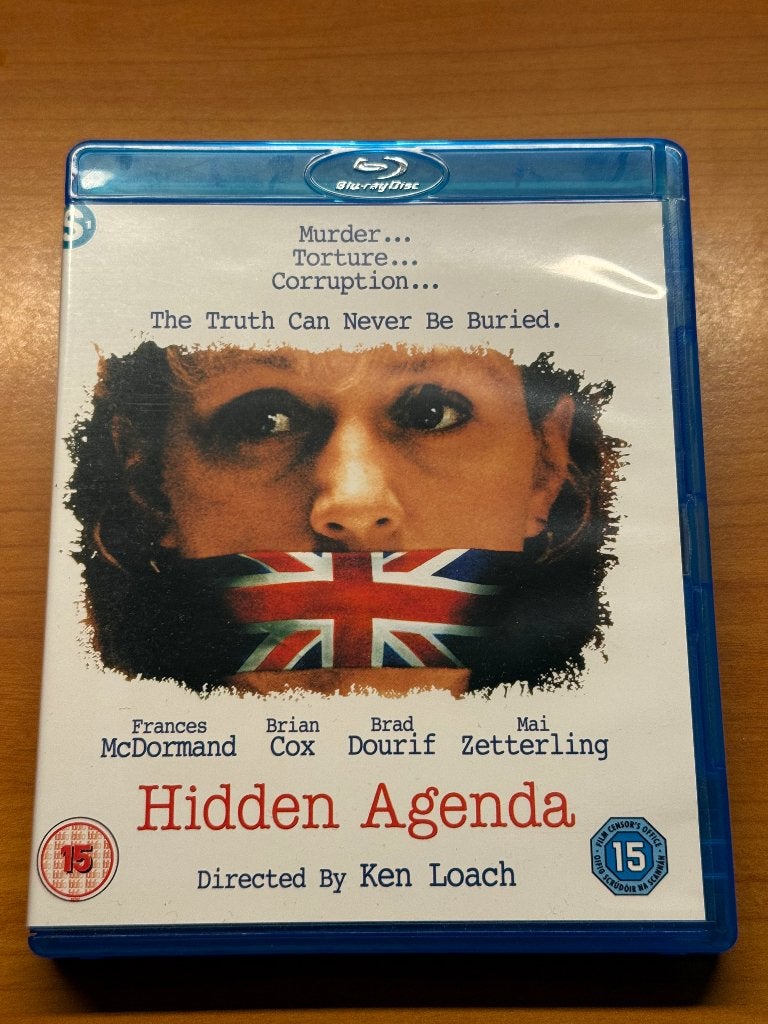 bluray hidden agenda, Ophalen of Verzenden, Zo goed als nieuw