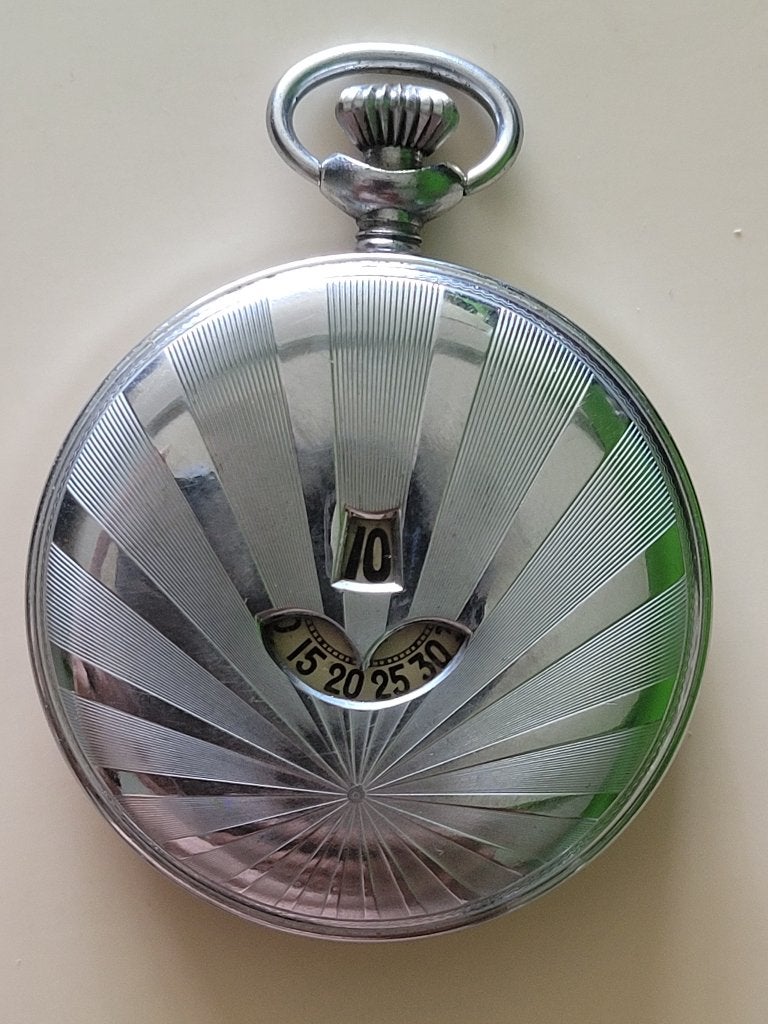 Digital pocket watch from the early 20th century, circa 1900, Ophalen of Verzenden, Jongen of Meisje