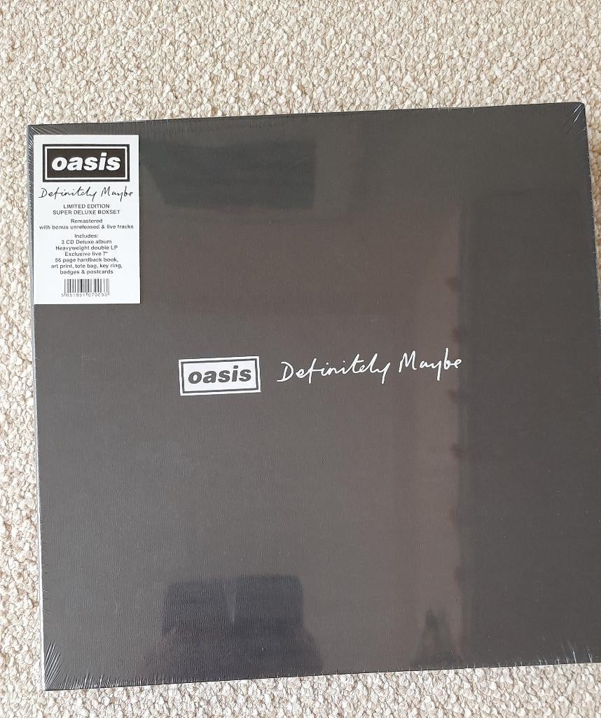 Oasis definitely maybe super deluxe boxset, Ophalen of Verzenden, Zo goed als nieuw, Overige formaten