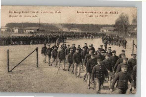 Interneeringskamp bij Zeist  W.O.1   3 kaarten zie info, Verzamelen, Ansichtkaarten | Nederland, Ongelopen, Utrecht, Voor 1920