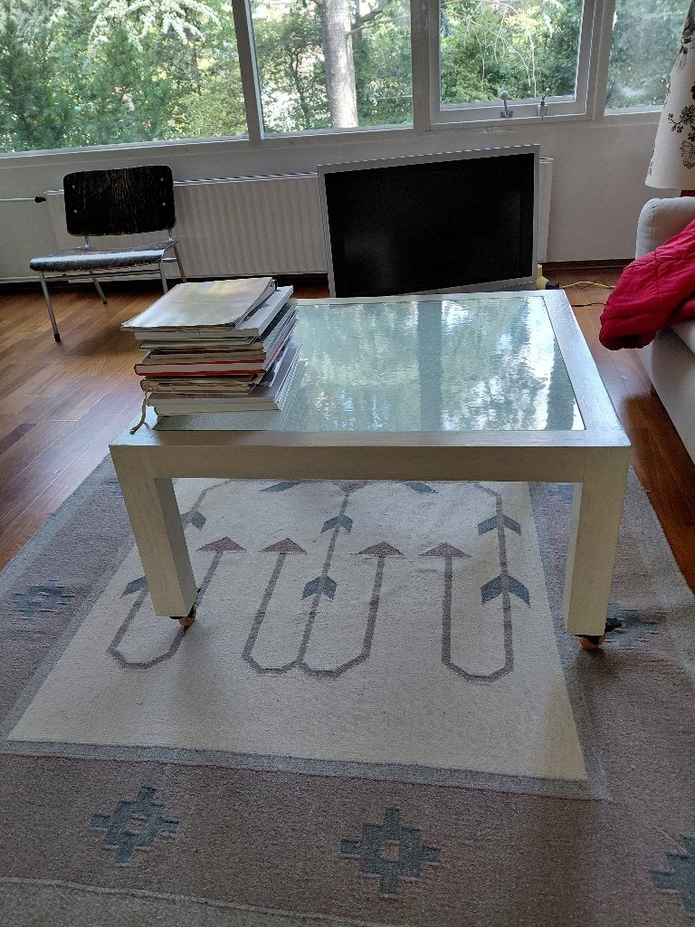 Salontafel/ koffietafel, Ophalen, Gebruikt, 100 tot 150 cm, 50 tot 100 cm