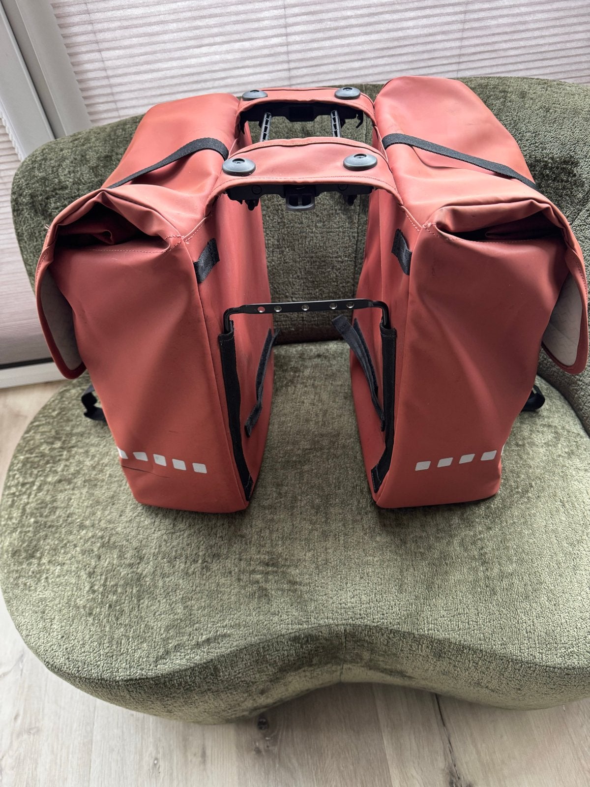 New Looks Odense Double 39L fietstassen met Racktime Snap-It, Ophalen of Verzenden, Zo goed als nieuw
