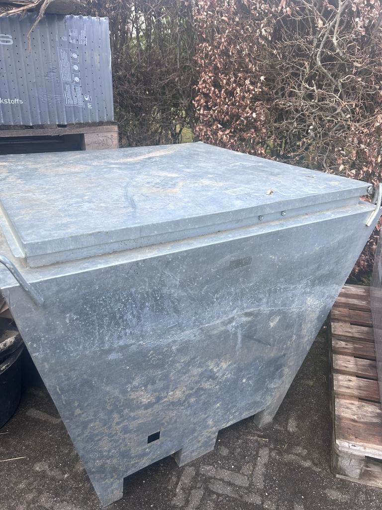 Gegalvaniseerde waterput / opslagbak, Tuin en Terras, Waterpartijen en Fonteinen, Ophalen of Verzenden, Gebruikt, Overige materialen