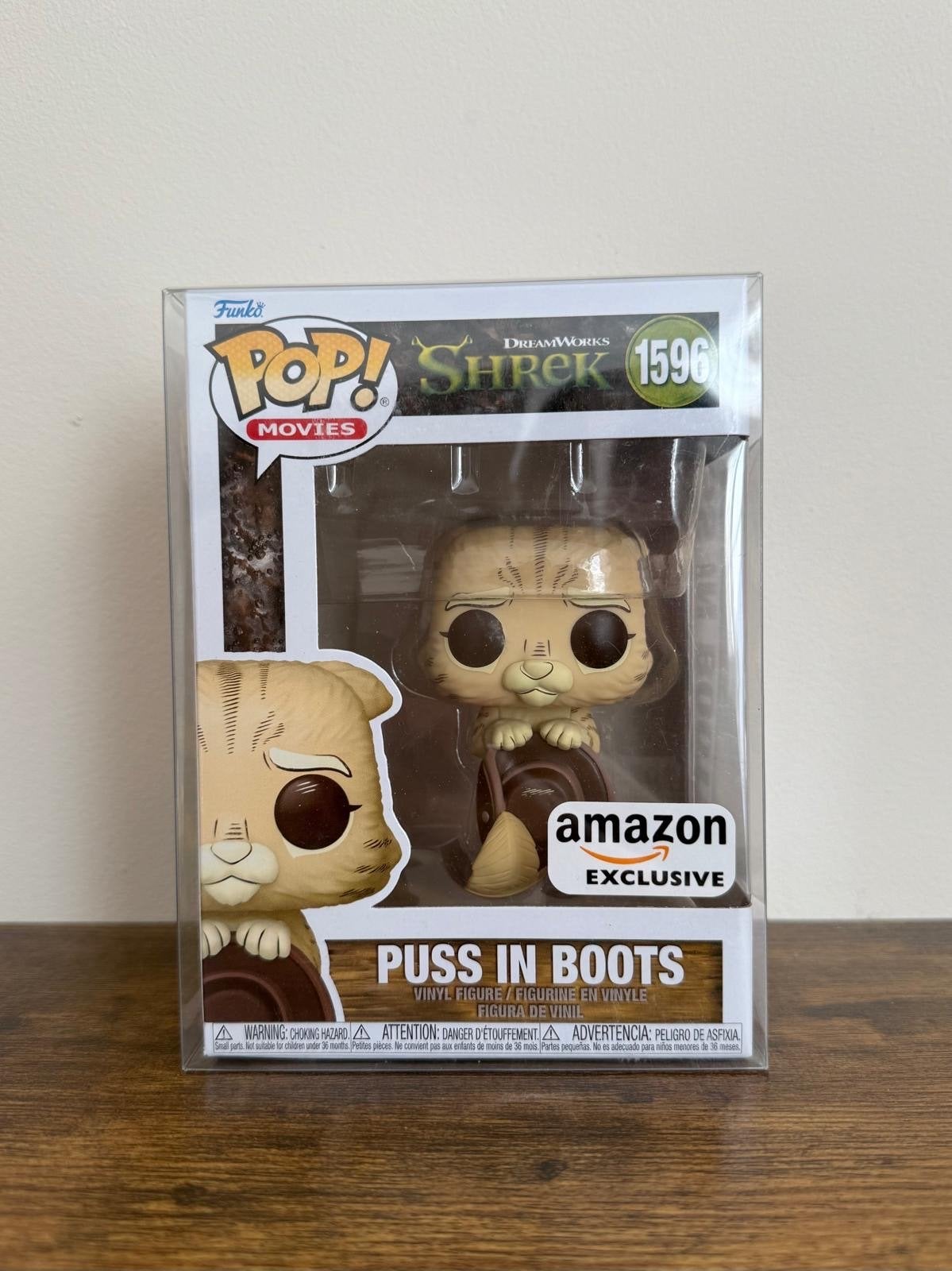 Funko Pop! Shrek 1596 Puss in Boots Amazon Exclusive, Verzamelen, Ophalen of Verzenden, Nieuw