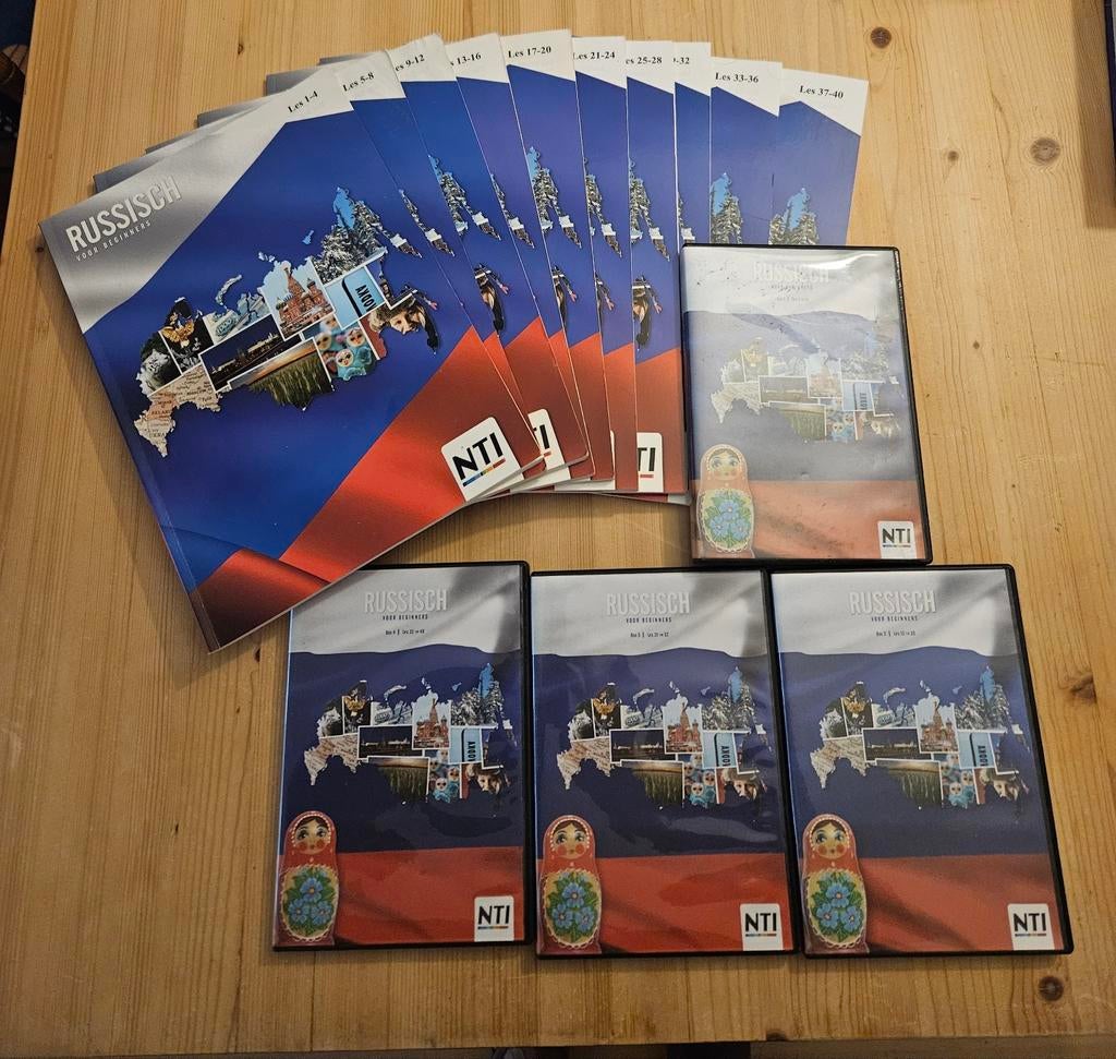 NTI Cursus Russisch voor Beginners (Boeken & DVD's), Boeken, Non-fictie, Ophalen of Verzenden, Zo goed als nieuw, Nederlands, Russisch