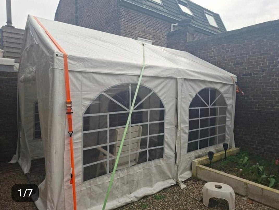 Geldtent, Ophalen, Minder dan 5 meter