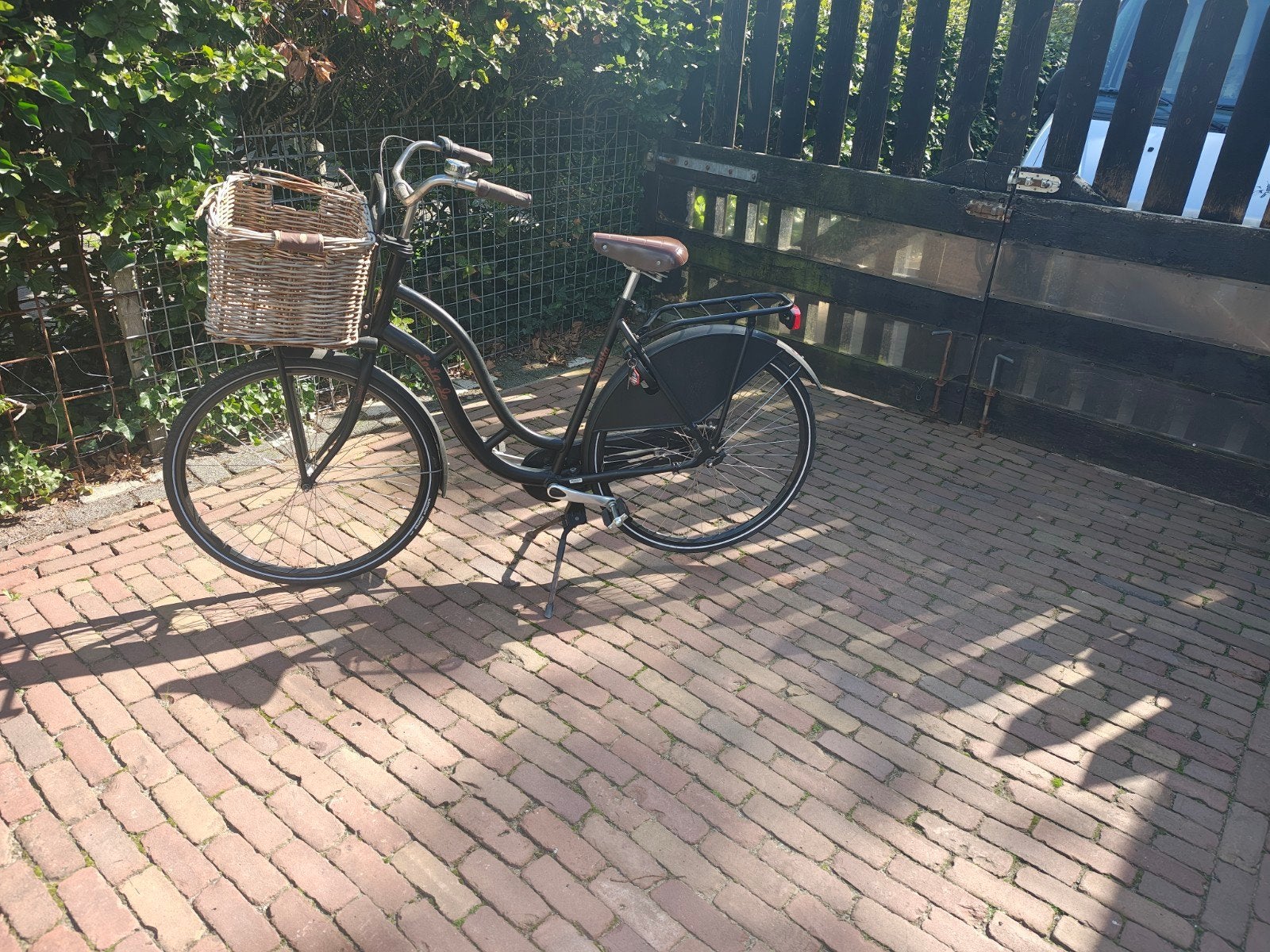 Sparta Lola-La Damesfiets met Mand - Gebruikt, Ophalen, Sparta, 53 tot 56 cm, (Extra) lage instap