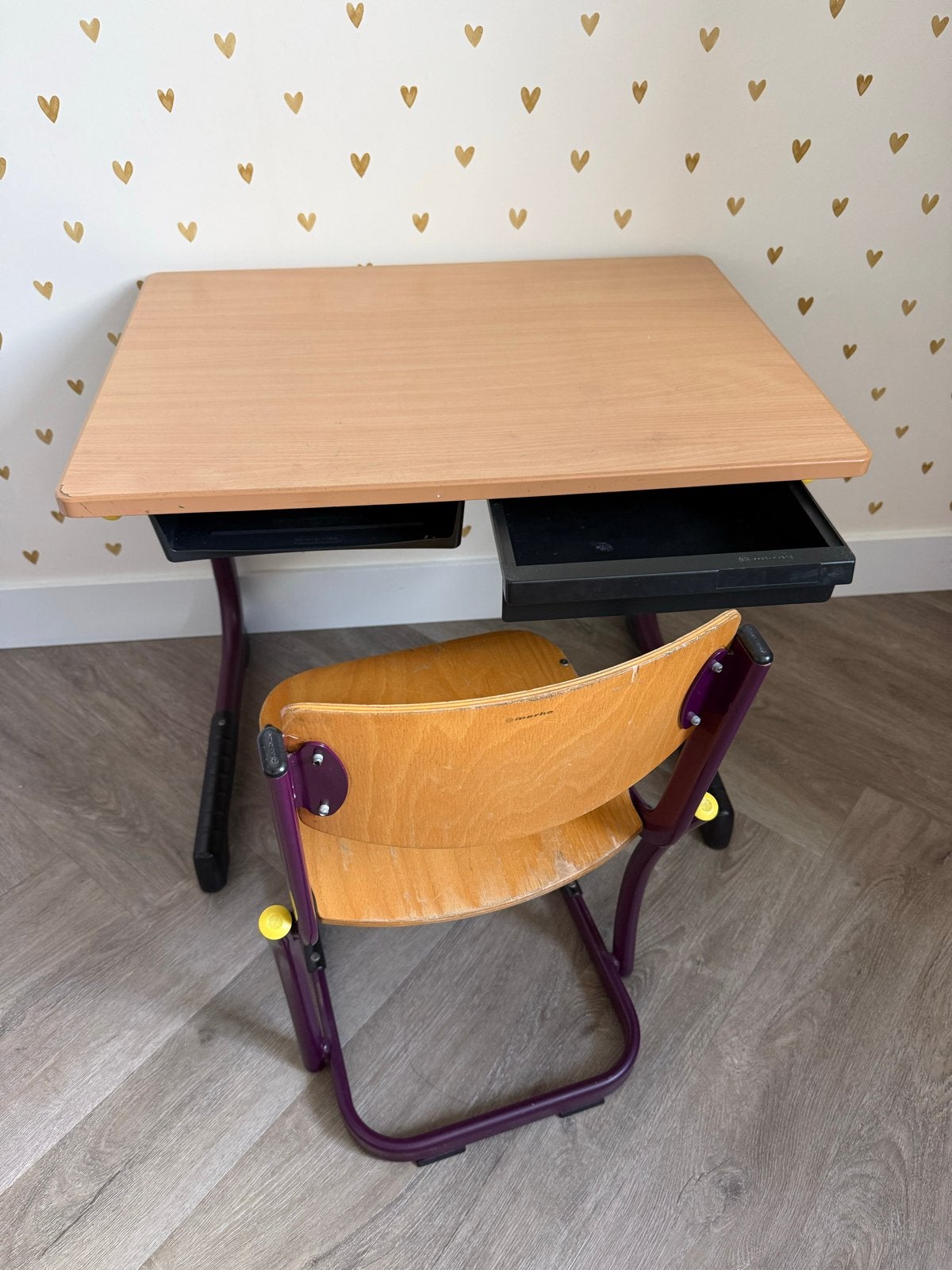 Marko kinderbureau met stoel, Ophalen, Gebruikt, Tafel(s) en Stoel(en)