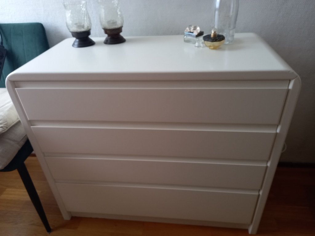 commode mdf wit, Kinderen en Baby's, Kinderkamer | Commodes en Kasten, Gebruikt, 75 tot 100 cm, Minder dan 50 cm, Commode