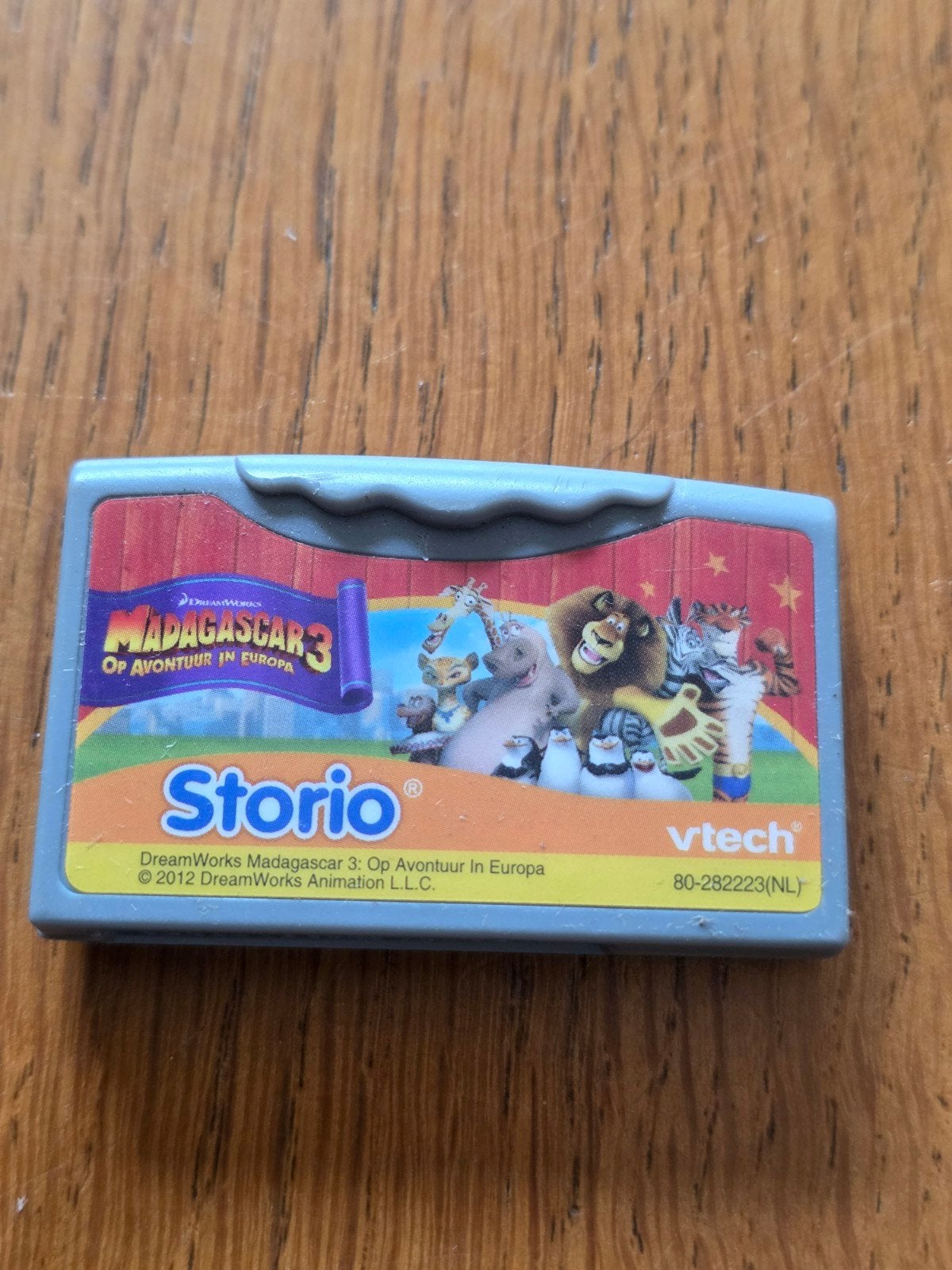 VTech Storio Madagascar 3: Op Avontuur In Europa spel, Kinderen en Baby's, Speelgoed | Vtech, Ophalen of Verzenden, Gebruikt, 4 tot 6 jaar