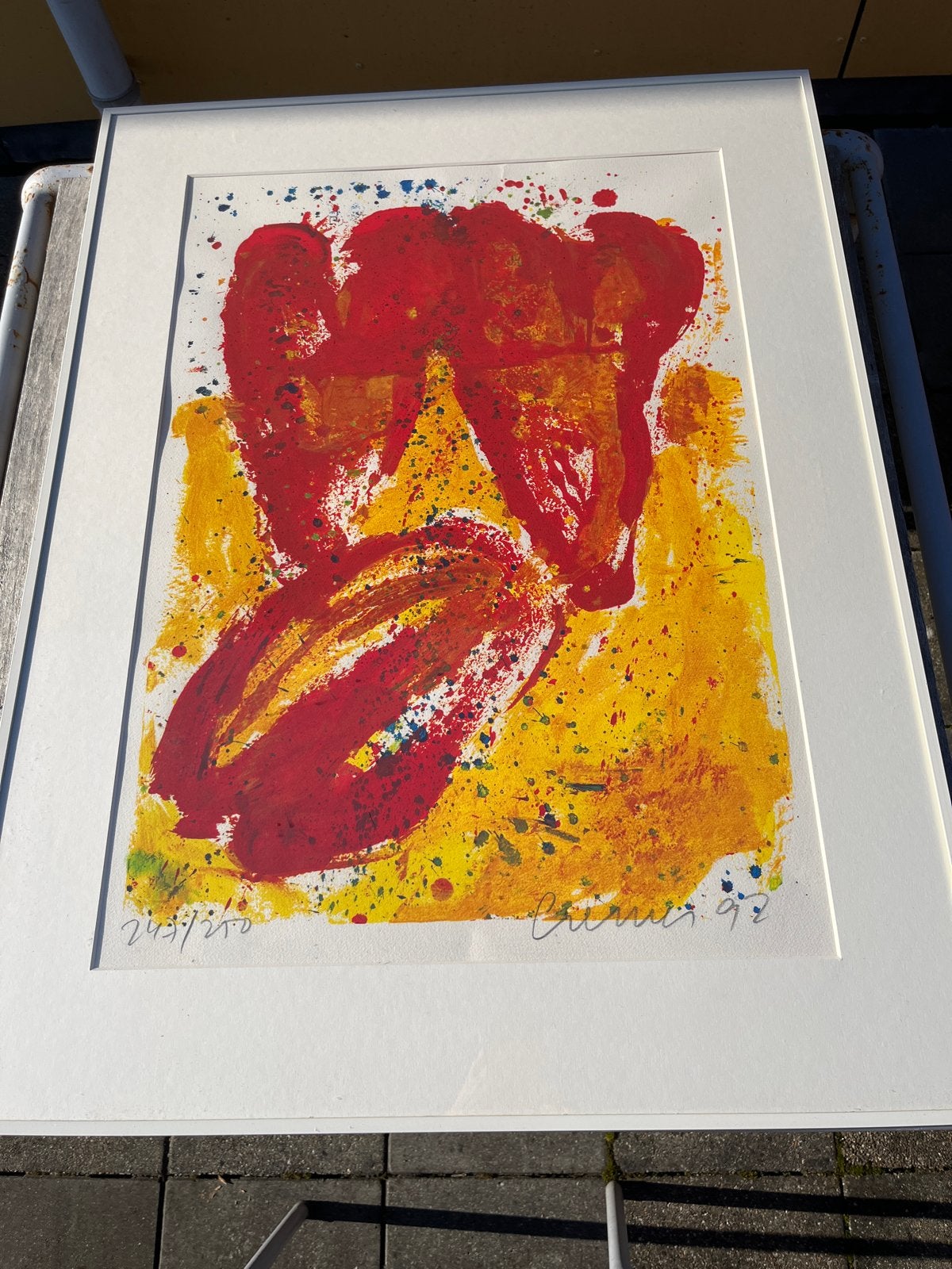 Zeefdruk tulpen Jan Cremer 247/250  1992, Antiek en Kunst, Ophalen of Verzenden