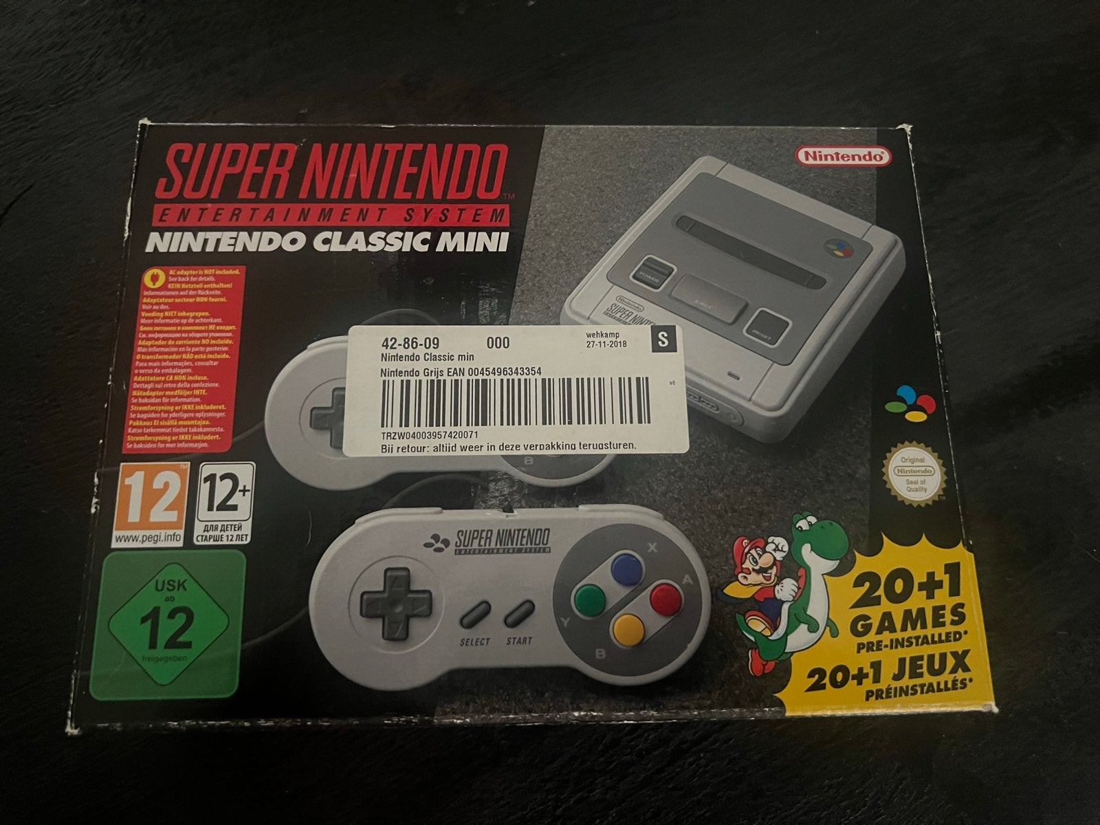 SNES Mini Classic met 20+1 spellen en extra klassiekers, Ophalen, Overige genres, 2 spelers, Eén computer